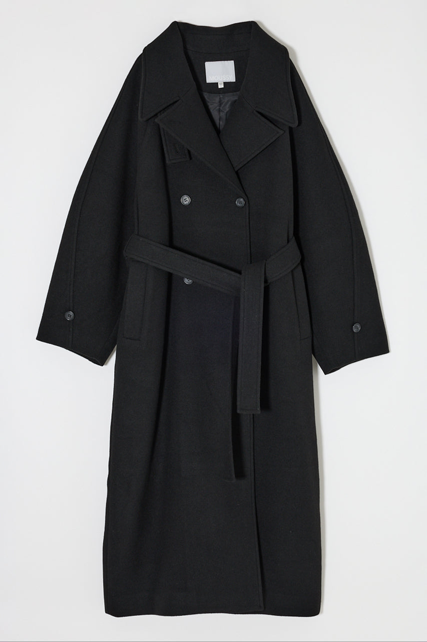 FORM SLEEVE LONG COAT Black / 1 (S)