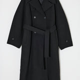 FORM SLEEVE LONG COAT Black / 1 (S)