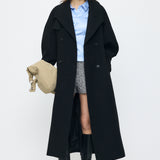 FORM SLEEVE LONG COAT Black / 1 (S)