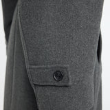 FORM SLEEVE LONG COAT Charcoal / 1 (S)