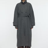 FORM SLEEVE LONG COAT Charcoal / 1 (S)