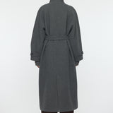 FORM SLEEVE LONG COAT Charcoal / 1 (S)