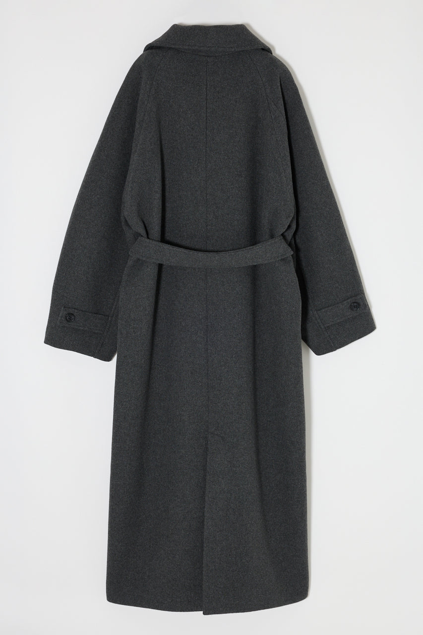 FORM SLEEVE LONG COAT Charcoal / 1 (S)