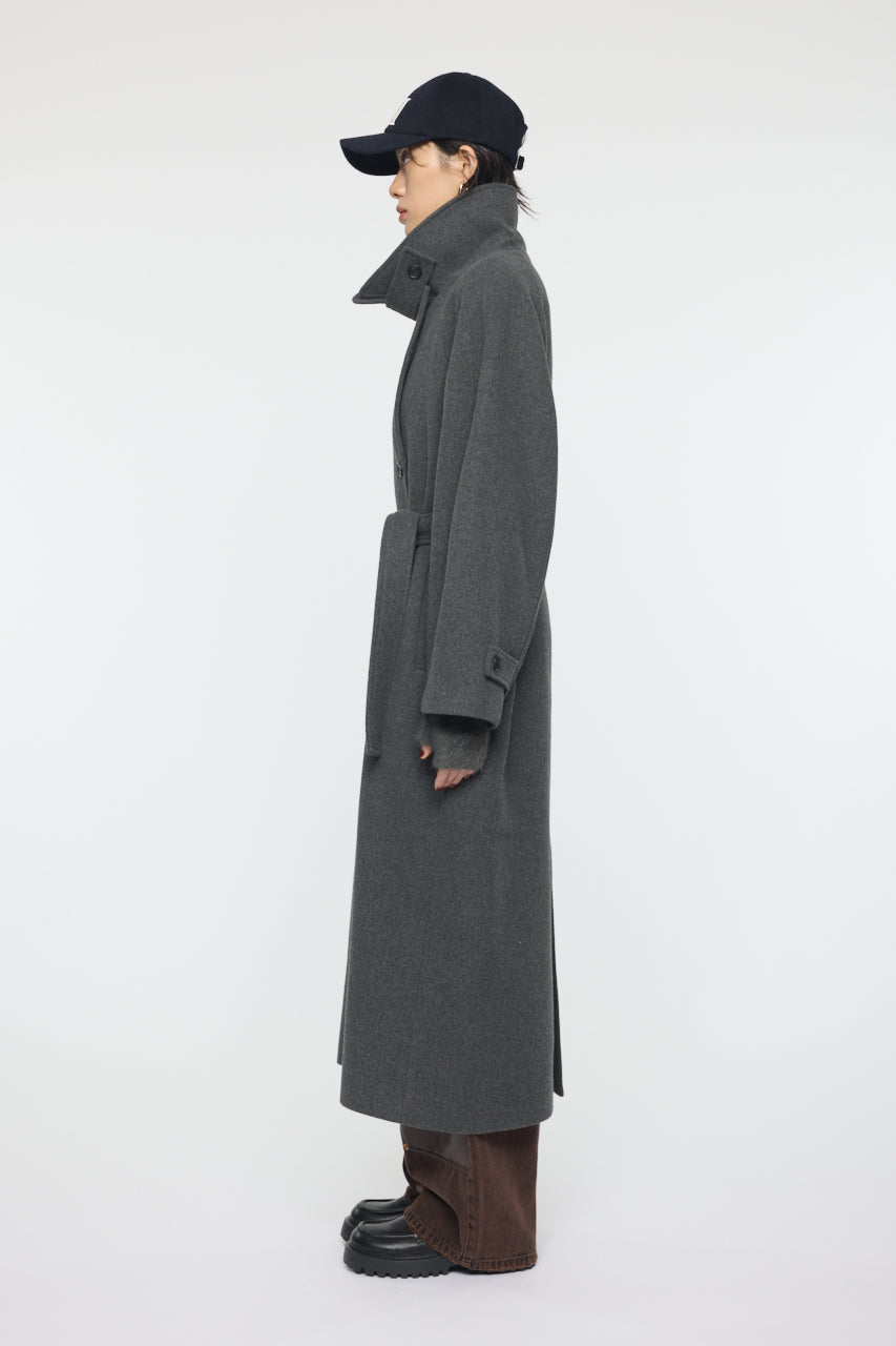 FORM SLEEVE LONG COAT Charcoal / 1 (S)