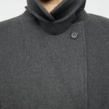 FORM SLEEVE LONG COAT Charcoal / 1 (S)