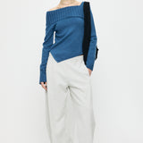 MOANDMO DOUBLE KNEE STRAIGHT Blue / Free