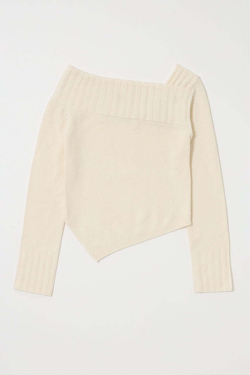 ASYMMETRY TOP Ivory / Free