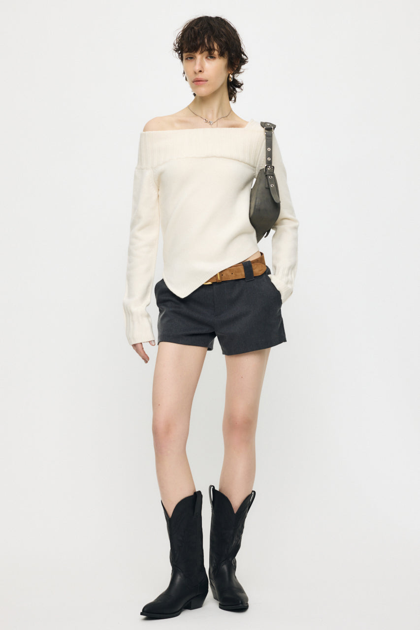 ASYMMETRY TOP Ivory / Free