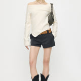 ASYMMETRY TOP Ivory / Free