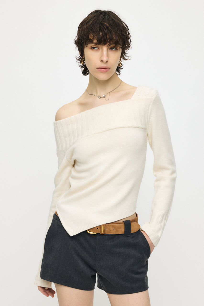 ASYMMETRY TOP Ivory / Free