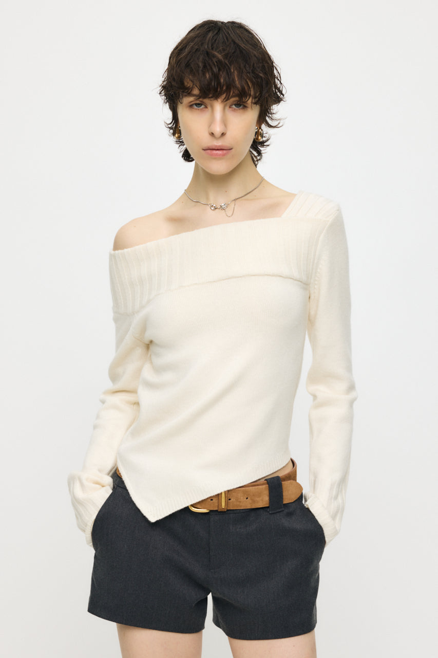 ASYMMETRY TOP Ivory / Free