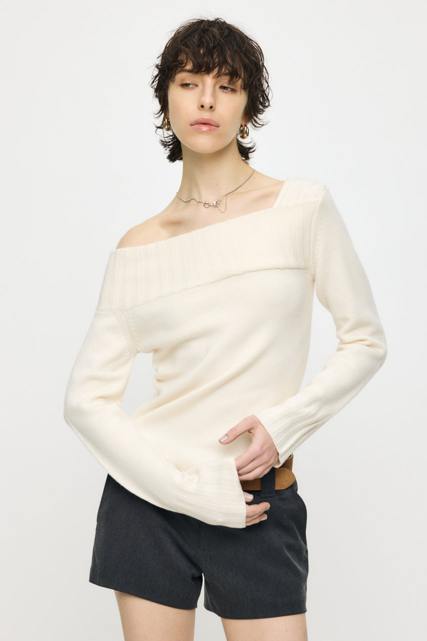 ASYMMETRY TOP Ivory / Free
