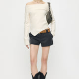 ASYMMETRY TOP Ivory / Free