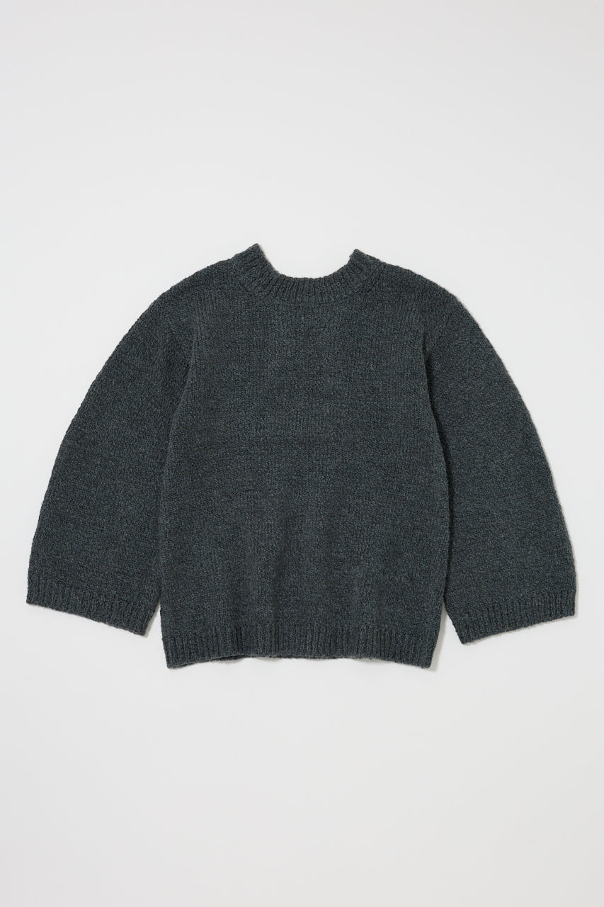 BRUSHED OVERSIZED SWEATER Charcoal / Free