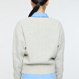 ZIP UP KNIT CARDIGAN