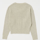 ZIP UP KNIT CARDIGAN