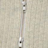 ZIP UP KNIT CARDIGAN