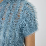 SHEER SHAGGY KNIT