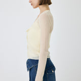 SHEER RIB CARDIGAN