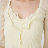 SHEER RIB CARDIGAN