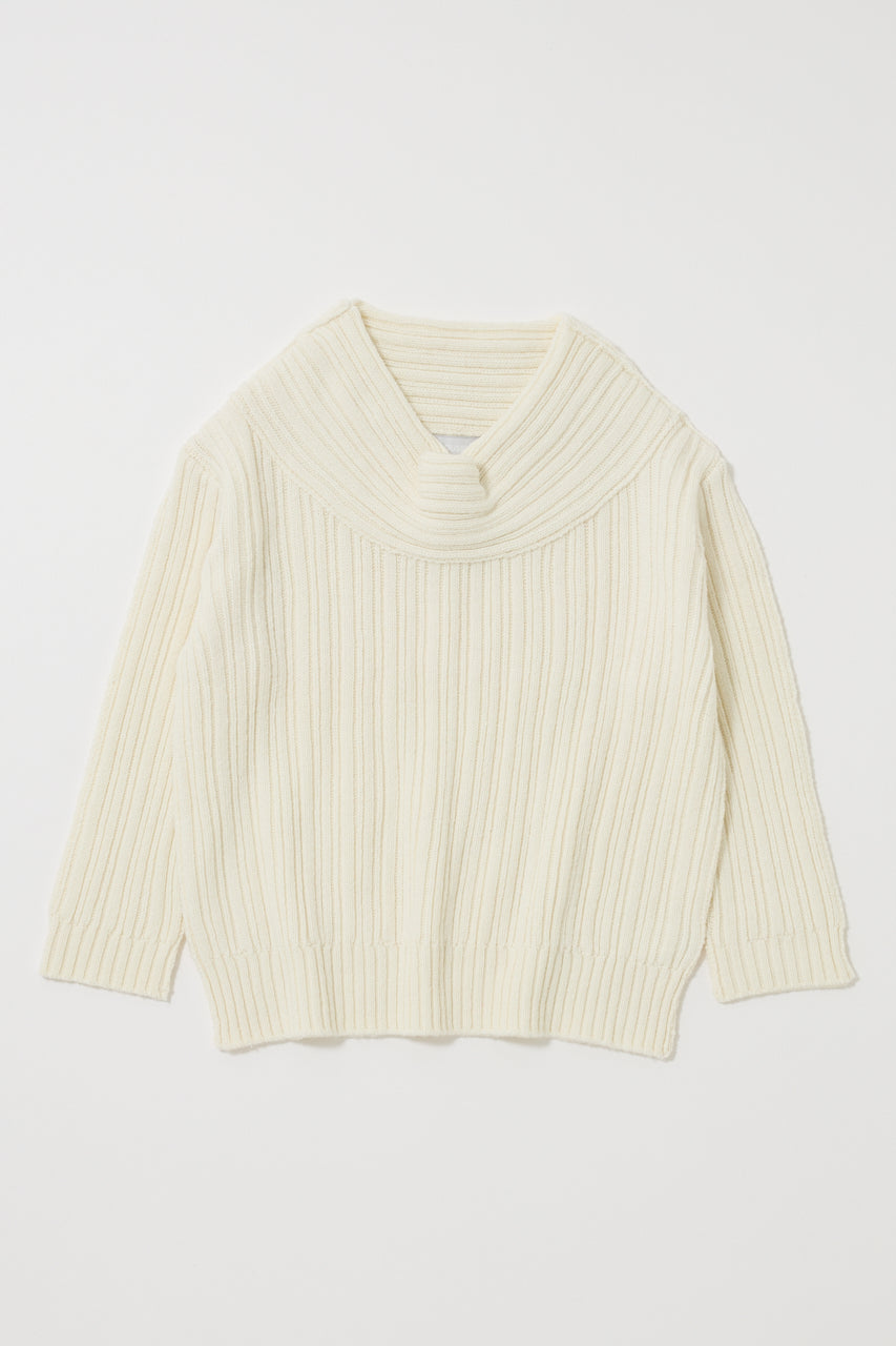OVER RIB OFF SHOULDER Ivory / Free