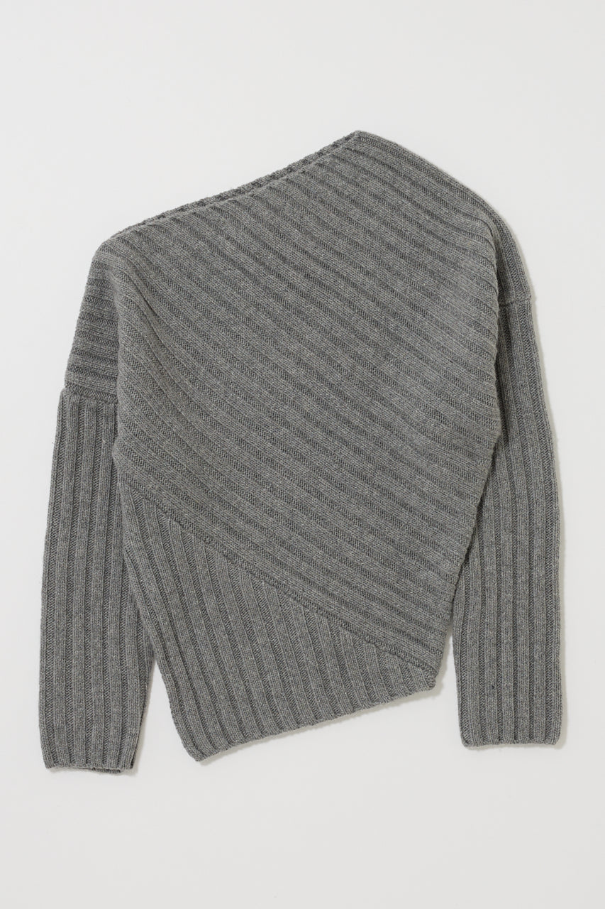 MOANDMO EMBROIDERY MINI SKIRT Heather Gray / Free