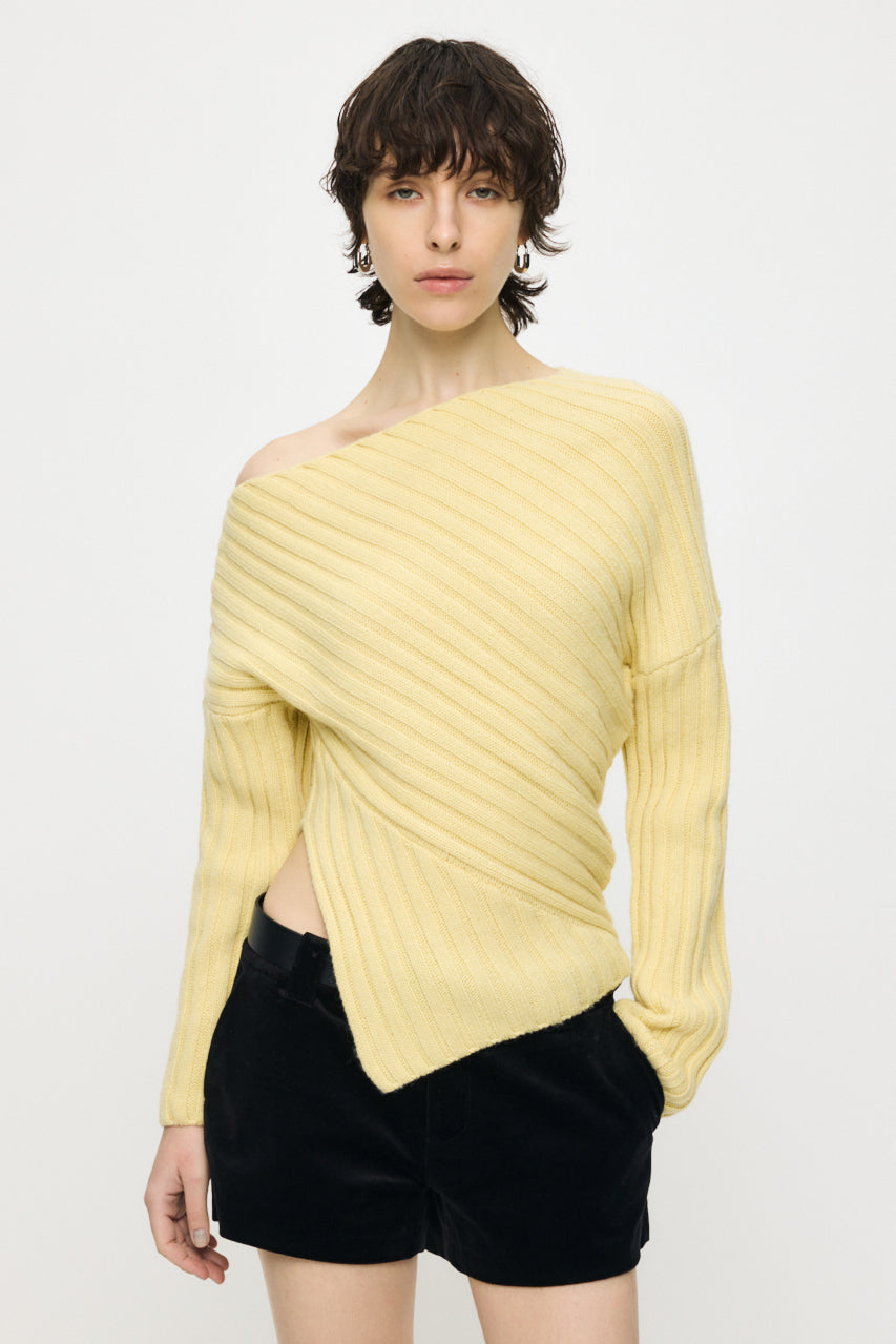 MOANDMO DOUBLE KNEE STRAIGHT Light Yellow / Free