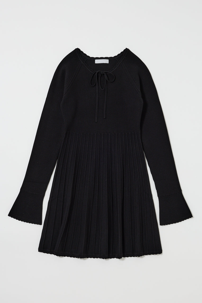 PICO RIBBON MINI DRESS Black / 1 (S)