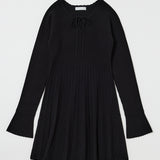 PICO RIBBON MINI DRESS Black / 1 (S)