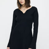 PICO RIBBON MINI DRESS Black / 1 (S)