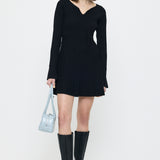 PICO RIBBON MINI DRESS Black / 1 (S)