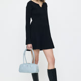 PICO RIBBON MINI DRESS Black / 1 (S)