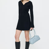 PICO RIBBON MINI DRESS Black / 1 (S)