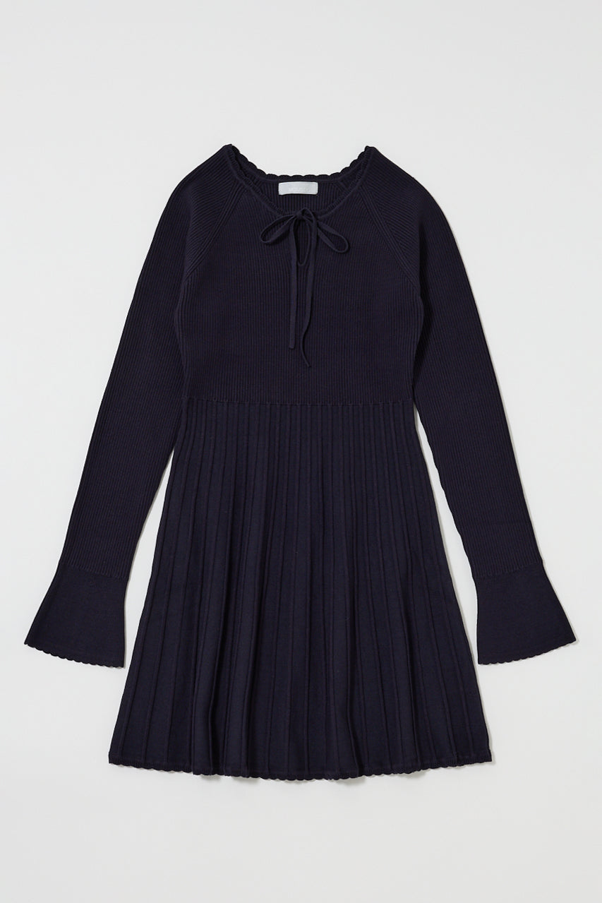 PICO RIBBON MINI DRESS Navy / 1 (S)