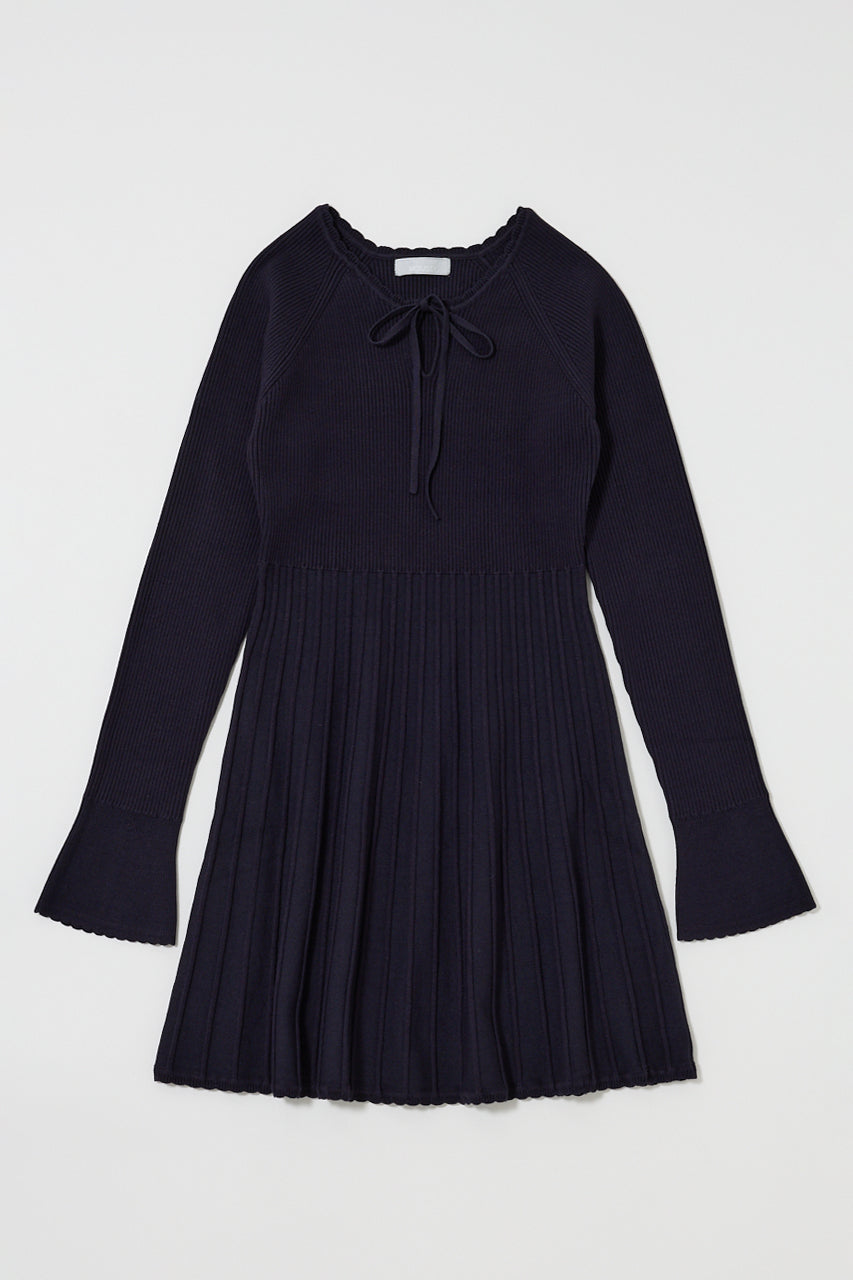 PICO RIBBON MINI DRESS Navy / 1 (S)