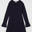 PICO RIBBON MINI DRESS Navy / 1 (S)
