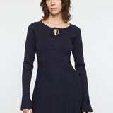 PICO RIBBON MINI DRESS Navy / 1 (S)