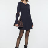 PICO RIBBON MINI DRESS Navy / 1 (S)