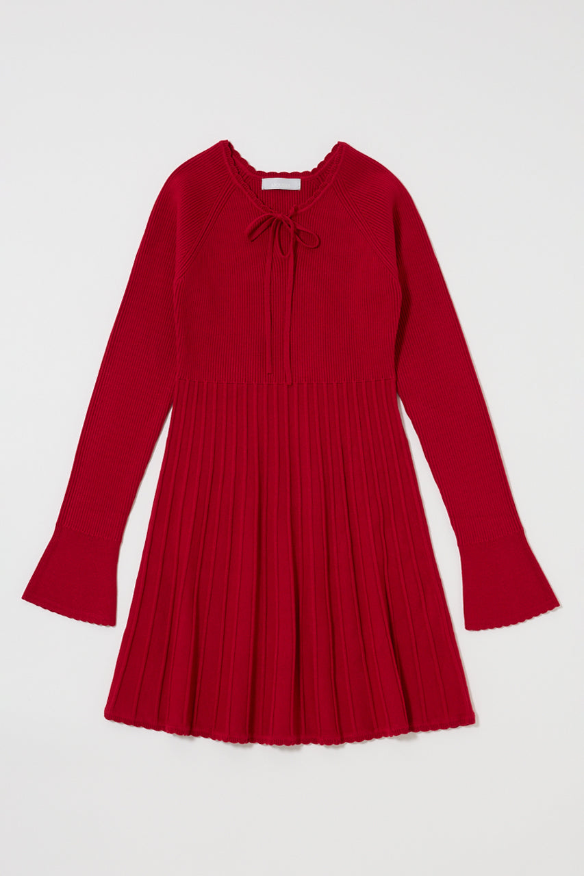 PICO RIBBON MINI DRESS Red / 1 (S)