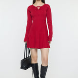 PICO RIBBON MINI DRESS Red / 1 (S)