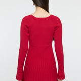 PICO RIBBON MINI DRESS Red / 1 (S)