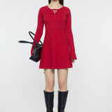PICO RIBBON MINI DRESS Red / 1 (S)