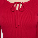 PICO RIBBON MINI DRESS Red / 1 (S)