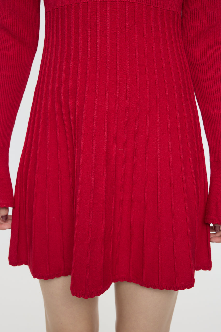 PICO RIBBON MINI DRESS Red / 1 (S)