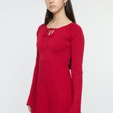 PICO RIBBON MINI DRESS Red / 1 (S)