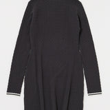 LOGO CABLE KNIT MINI DRESS Heather Gray / 1 (S)