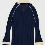KNIT GAME SHIRT Dark Navy / Free