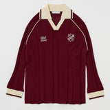 KNIT GAME SHIRT Dark Red / Free
