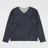 REVERSIBLE MESH LONG SLEEVE TEE