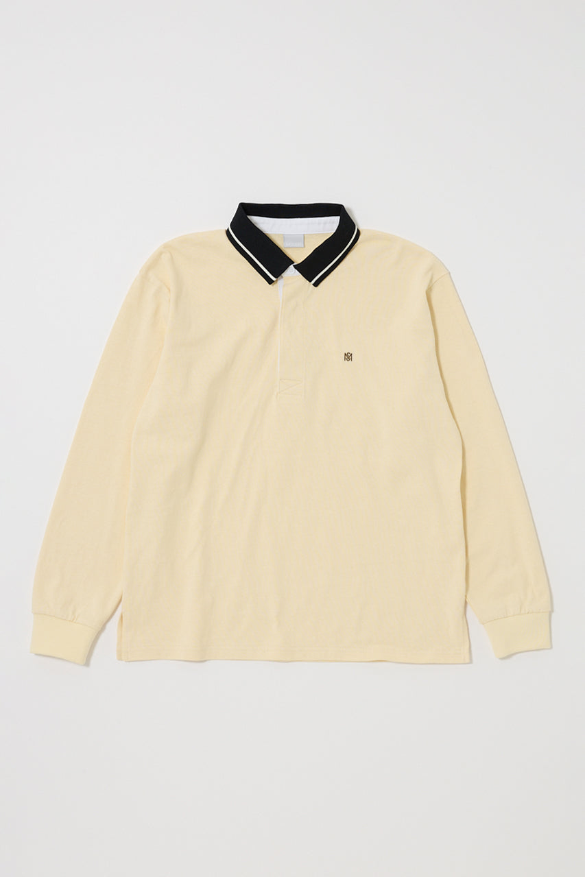 OVER POLO L/S SHIRT Light Yellow / Free